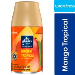 Aromatizante de Ambientes Glade Automático Edición Limitada Mango Tropical Repuesto 270 cc