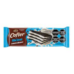 Obleas Dulces sabor Chocolate Relleno sabor Vainilla Cofler x 91 g.