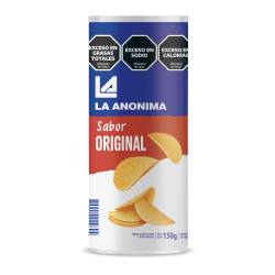 Papas Tubo sabor Original La Anónima x 150 g.
