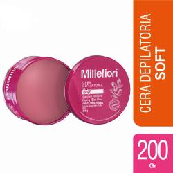 Cera Depilatoria Vegetal Lata Millefiori x 200 g.