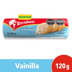 Galletitas Dulces Sabor Vainilla Terrabusi x 120 g.