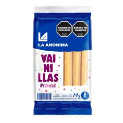 Vainillas x 6 Un. La Anonima x 74 g.