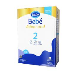 Fórmula Láctea en Polvo Bebé 2 Sancor Bebé Advanced x 800 g.