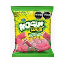 Caramelos Masticables Ladrillos Extreme sabor Frutilla Mogul x 500 g.