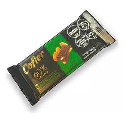Chocolate Amargo 60% Cacao con Almendras Cofler x 100 g.