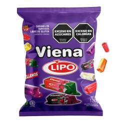 Caramelos Relleno Frutal Viena Lipo x 120 g.
