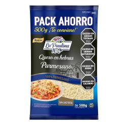 Queso en Hebras Parmesano La Paulina x 500 g.