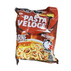 Fideos Listos sabor Carne Picante Ramen Pasta Veloce x 85 g.