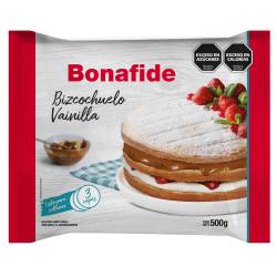 Bizcochuelo Sabor Vainilla  Bonafide x 500 g.