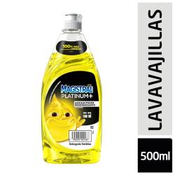 Detergente Líquido Platinum Limón Magistral x 500 cc.