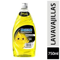 Detergente Líquido Platinum Limón Magistral x 750 cc.