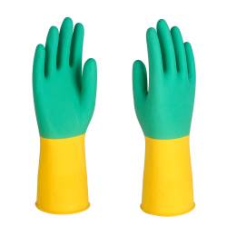 Guantes de Latex Bicolor M La Anónima x 1 Un.