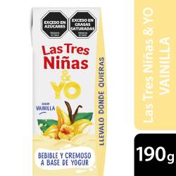 Alimento a Base de Yogur Vainilla Las Tres Niñas x 190 g.