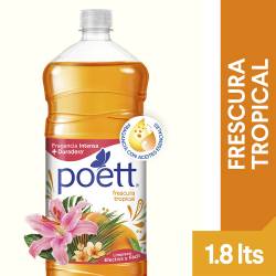 Limpiador Líquido Frescura Tropical Poett x 1,8 Lt.