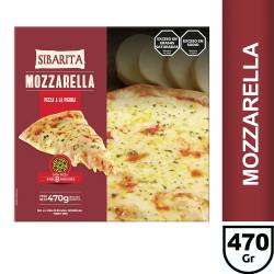 Pizza a la Piedra con Mozzarella Congelada Sibarita x 470 g.