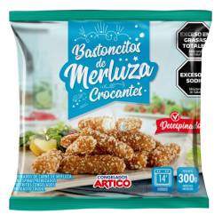 Bastoncitos de Merluza Crocantes Artico x 300 g.