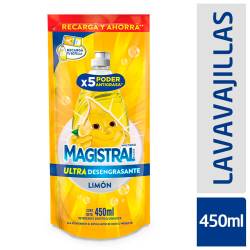 Detergente Liquido Ultra Limón Doy Pack Magistral x 450 cc.