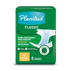 Pañal Adultos G Classic Plenitud x 8 Un.