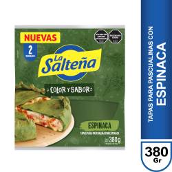 Tapa Pascualina con Espinaca x 2 Un. La Salteña x 380 g.