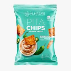 Chips de Pan Pita Jalapeño Almadre x 115 g.