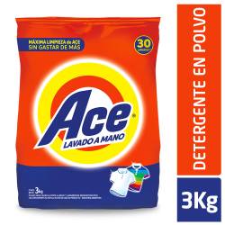 Jabón en Polvo Regular Ace x 3 Kg.