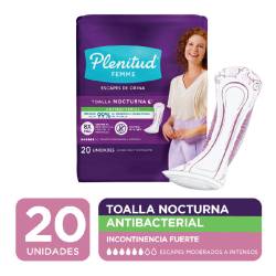Toalla para Incontinencia Nocturna Plenitud Femme x 20 Un.