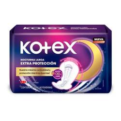 Toalla Hiiénica Nocturna Larga con Alas Kotex x 6 Un.