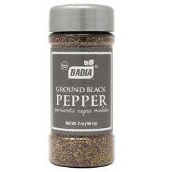Pimienta Negra Molida Badia x 56 g.
