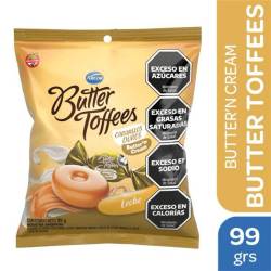 Caramelos sabor Dulce de Leche Butter Toffees x 99 g.
