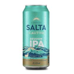 Cerveza Session Ipa Lata Salta Cautiva x 473 cc.