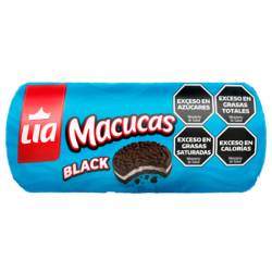 Galletitas de Chocolate Rellenas Black Macucas x 110 g.