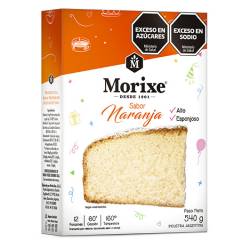 Bizcochuelo en Polvo Sabor Naranja Morixe x 540 g.