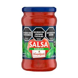 Salsa de Tomate Albahaca Premium La Campagnola x 350 g.