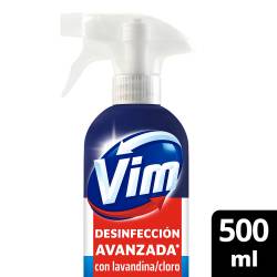 Limpiador Líquido Desinfectante Lavandina Cloro Gatillo Vim x 500 cc.