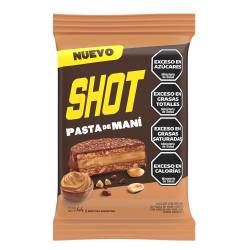Alfajor Relleno de Pasta de Maní Shot x 44 g.