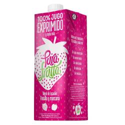 Jugo Manzana y Frutilla 100% Exprimido Pura Frutta x 1 Lt.