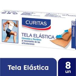 Apósitos Tela Elástica Curitas x 8 Un.