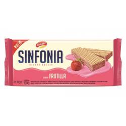 Obleas Dulces Sabor Frutilla Sinfonia x 100 g.