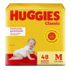 Pañal M Classic Huggies x 44 Un.